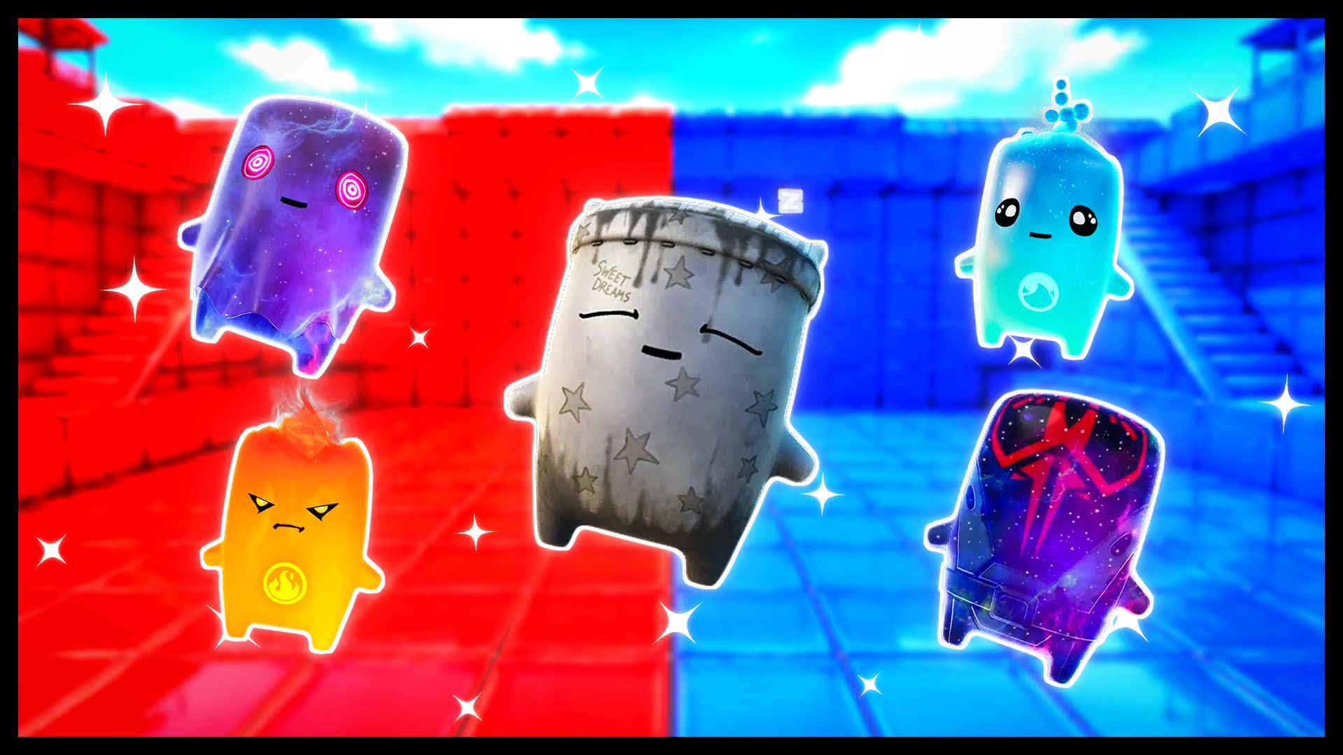 RED VS BLUE TEAM PULSE 🔴🔵 — Fortnite Creative map