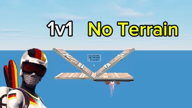 1v1 NO TERRAIN — Fortnite Creative map cover art