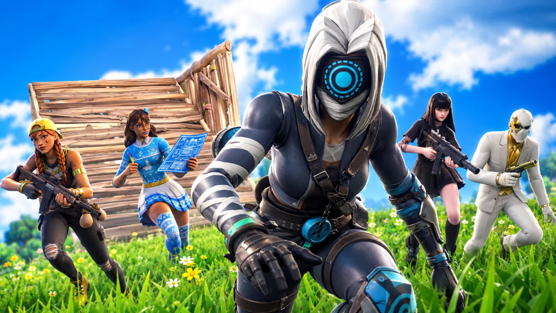 6 Players FFA - Build Fights 🎯 — Fortnite Creative map