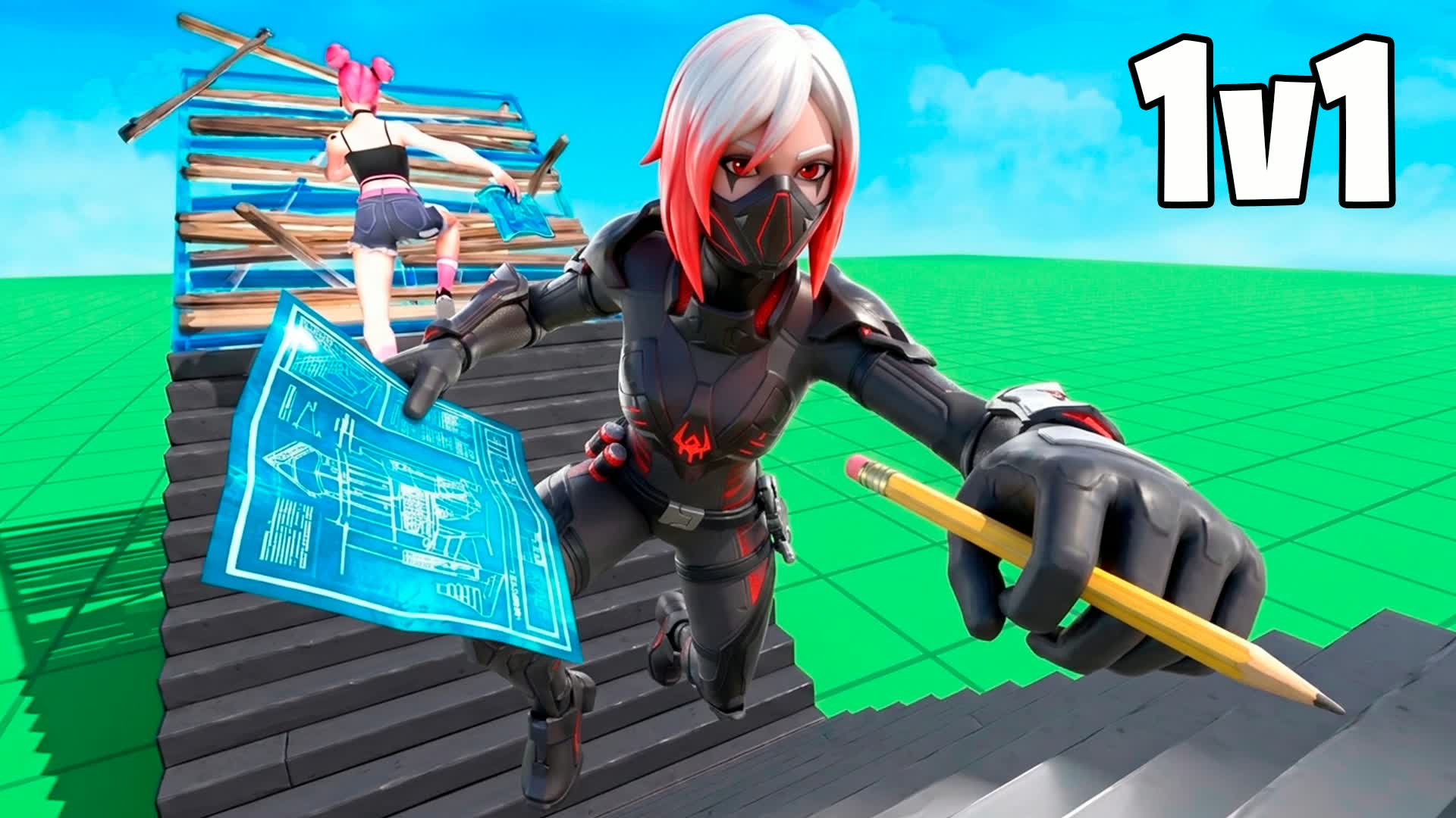 1V1 Build Fight [ZOMBIX] — Fortnite Creative map
