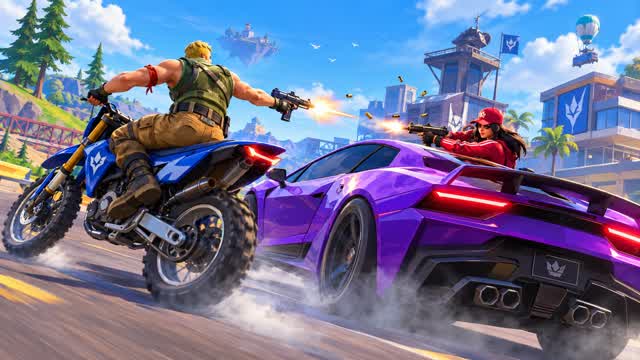 gang drive - ffa — Fortnite Creative map