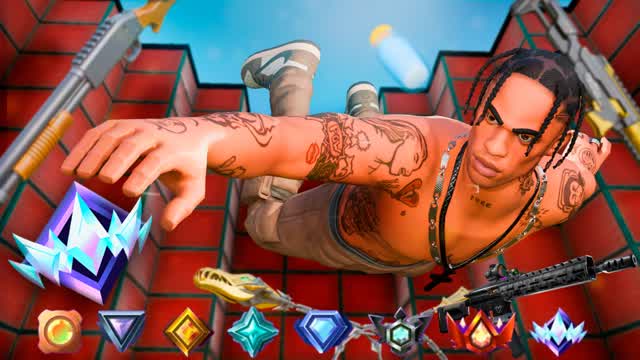 THE  PIT RANKED FREE FOR ALL — Fortnite Creative map cover art