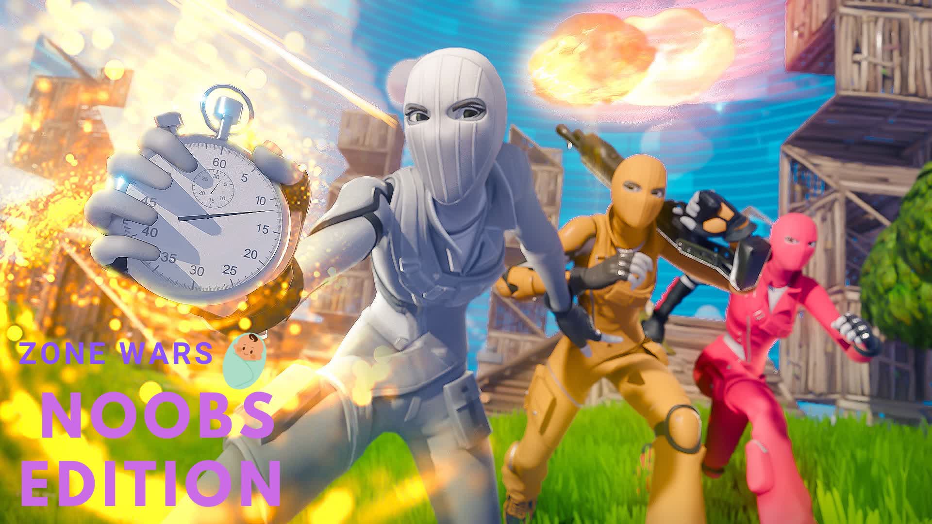 NOOBS ZONE WARS — Fortnite Creative map
