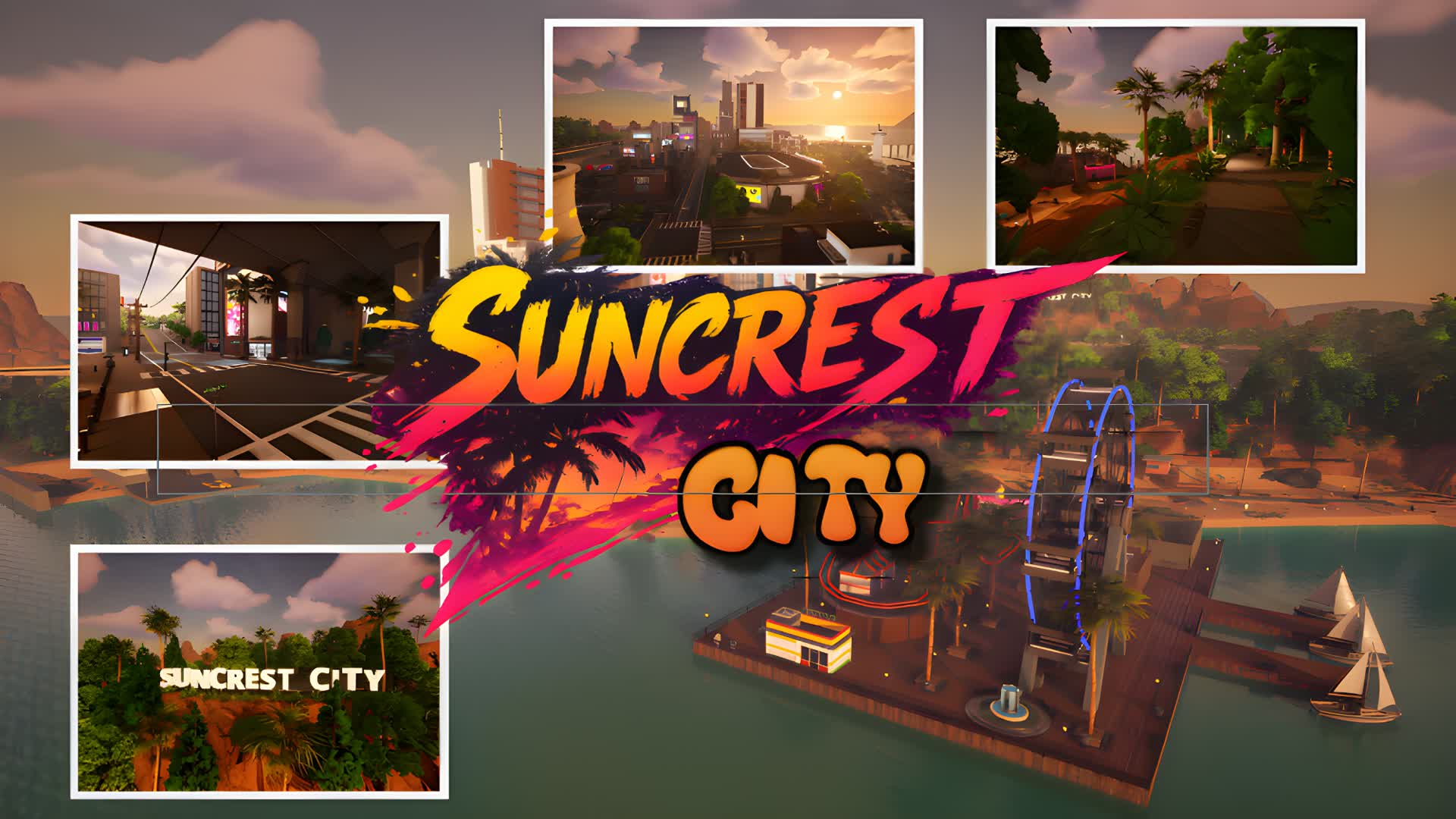 Suncrest City RP — Fortnite Creative map