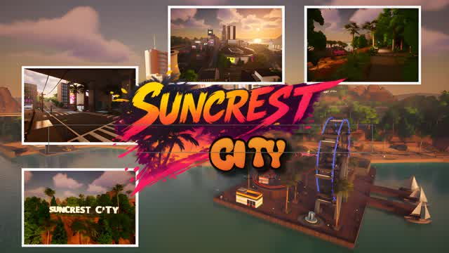 Suncrest City RP — Fortnite Creative map cover art