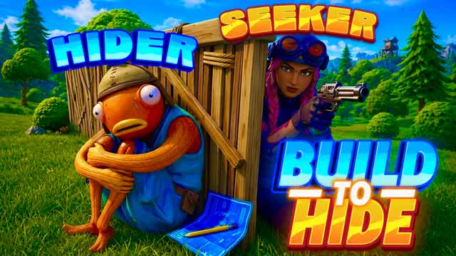 BUILD TO HIDE🛠️ — Fortnite Creative map cover art