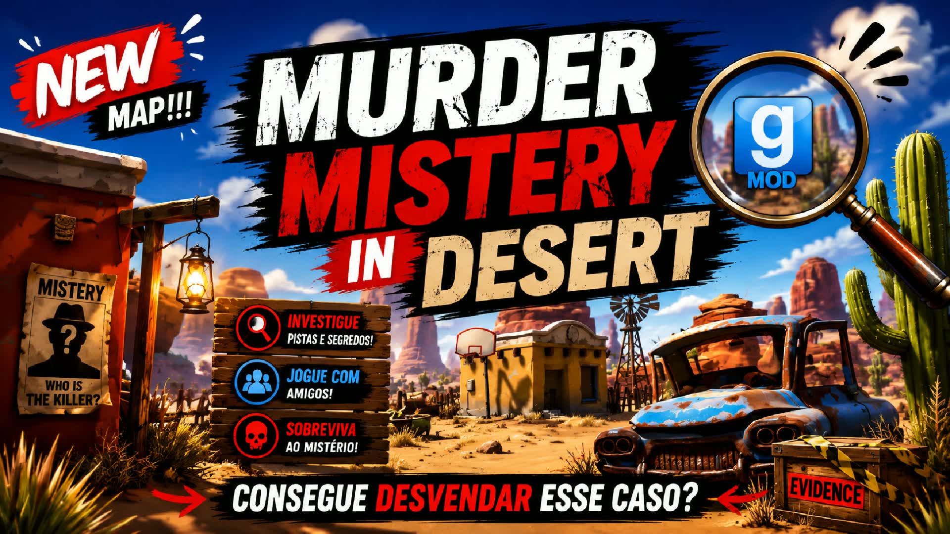 Murder Mistery in Desert — Fortnite Creative map