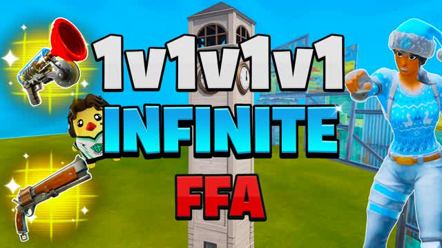 1v1v1v1 WITH EVERY GUN  FFA — Fortnite Creative map cover art
