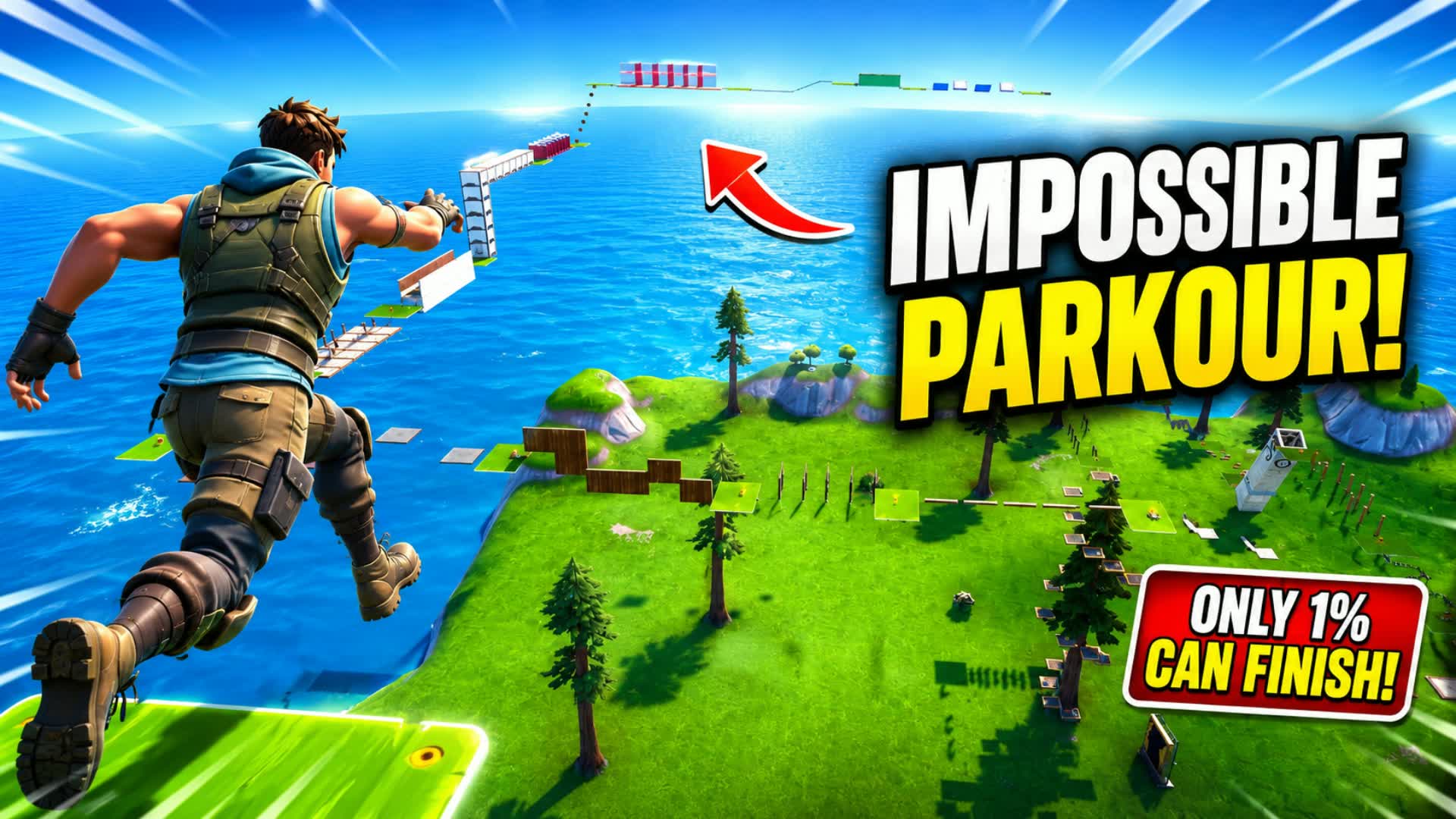 hardest  Parkour ( BACKSLIDE ) — Fortnite Creative map