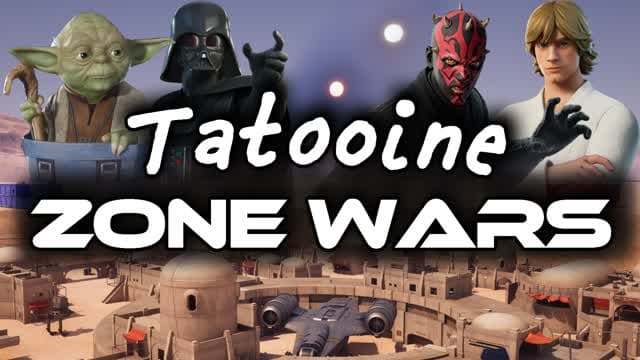 Tatooine Zone Wars — Fortnite Creative map cover art