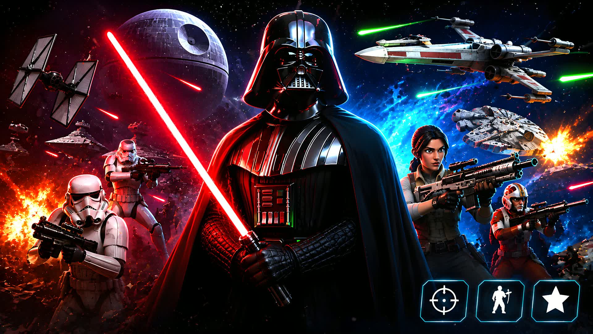 STAR WARS COMBAT 7SG — Fortnite Creative map