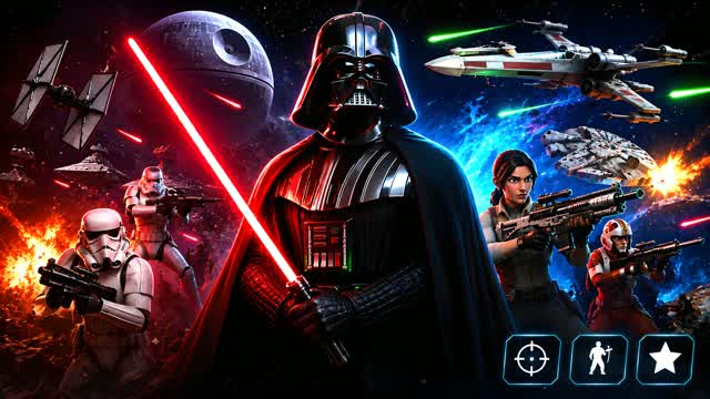 STAR WARS COMBAT 7SG — Fortnite Creative map cover art