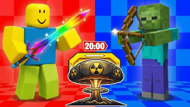 RVB RED VS BLUE 🔴🔵 NUKE — Fortnite Creative map cover art