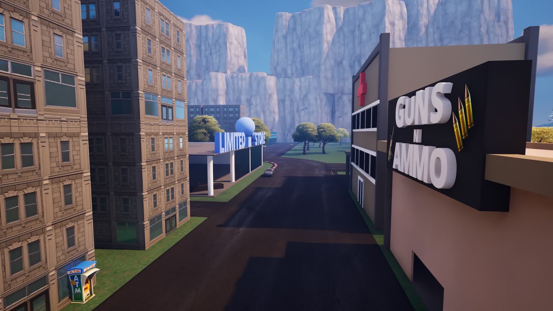 Crime City (Open-World) — Fortnite Creative map