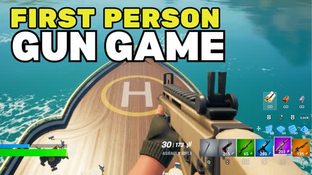 FIRST PERSON GUN GAME YACHT — Fortnite Creative map