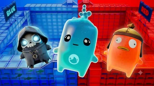 BIG RED VS BLUE SPIRITS — Fortnite Creative map