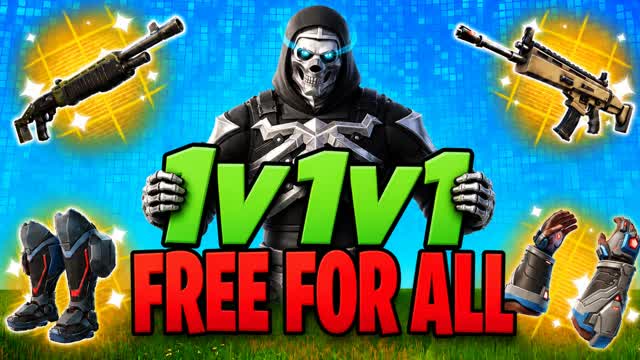 1V1V1 Free For All — Fortnite Creative map cover art