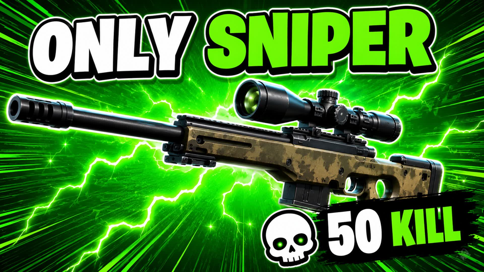 ONLY SNIPER 1 HP [FFA] — Fortnite Creative map