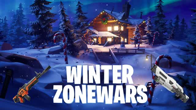 🎅Winter Zone Wars🎅 — Fortnite Creative map cover art