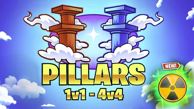 Pillars 1v1-4V4 — Fortnite Creative map cover art