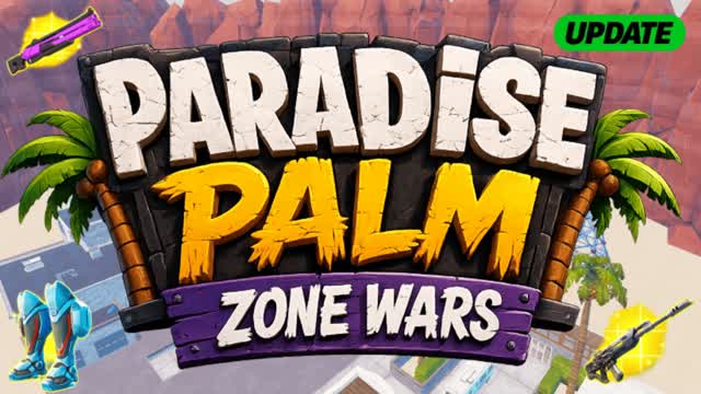 Paradise Palm Zone Wars — Fortnite Creative map