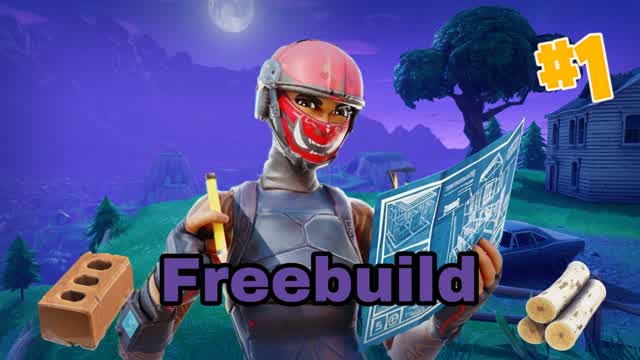 Freebuild Warm up — Fortnite Creative map cover art