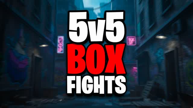 BOX FIGHTS 5V5 📦 [ADJUSTABLE] — Fortnite Creative map cover art