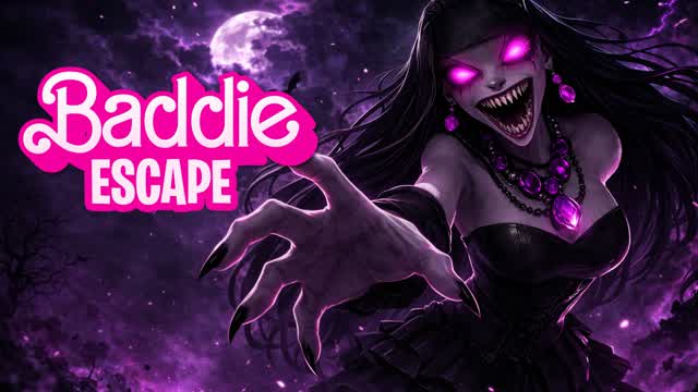 BADDIE ESCAPE [HORROR] — Fortnite Creative map cover art