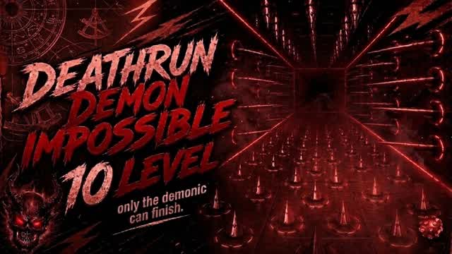 DEATHRUN DEMON IMPOSSIBLE 10 LEVELS — Fortnite Creative map