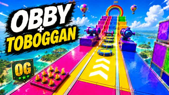 SUPER OG OBBY + TOBOGGAN 2 — Fortnite Creative map
