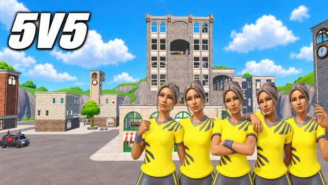TILTED ZONE WARS 5V5  🔴RED VS BLUE🔵 — Fortnite Creative map