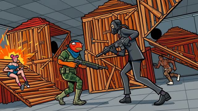CARTOON BOXFIGHT — Fortnite Creative map