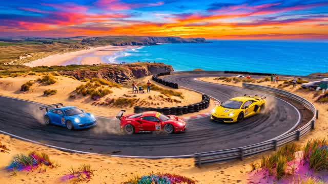 COASTAL DRIFT: SUNSET RALLY 🏎️ — Fortnite Creative map