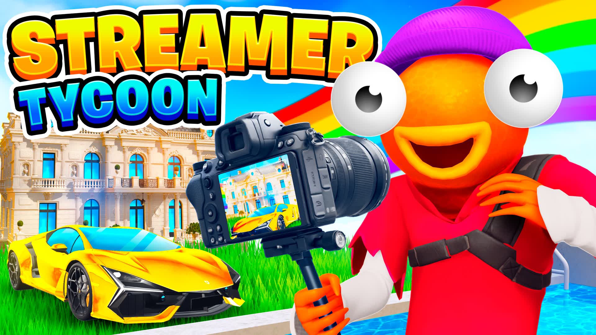 🔴 STREAMER TYCOON — Fortnite Creative map