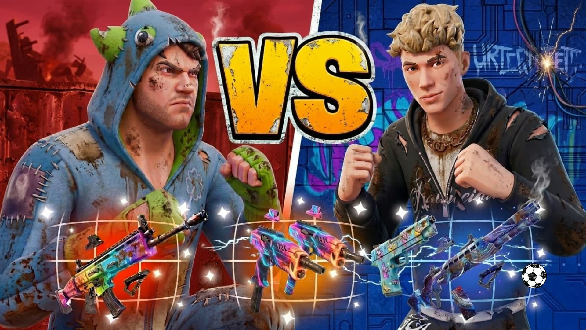 RED VS BLUE COMPETITIVE🏆 — Fortnite Creative map