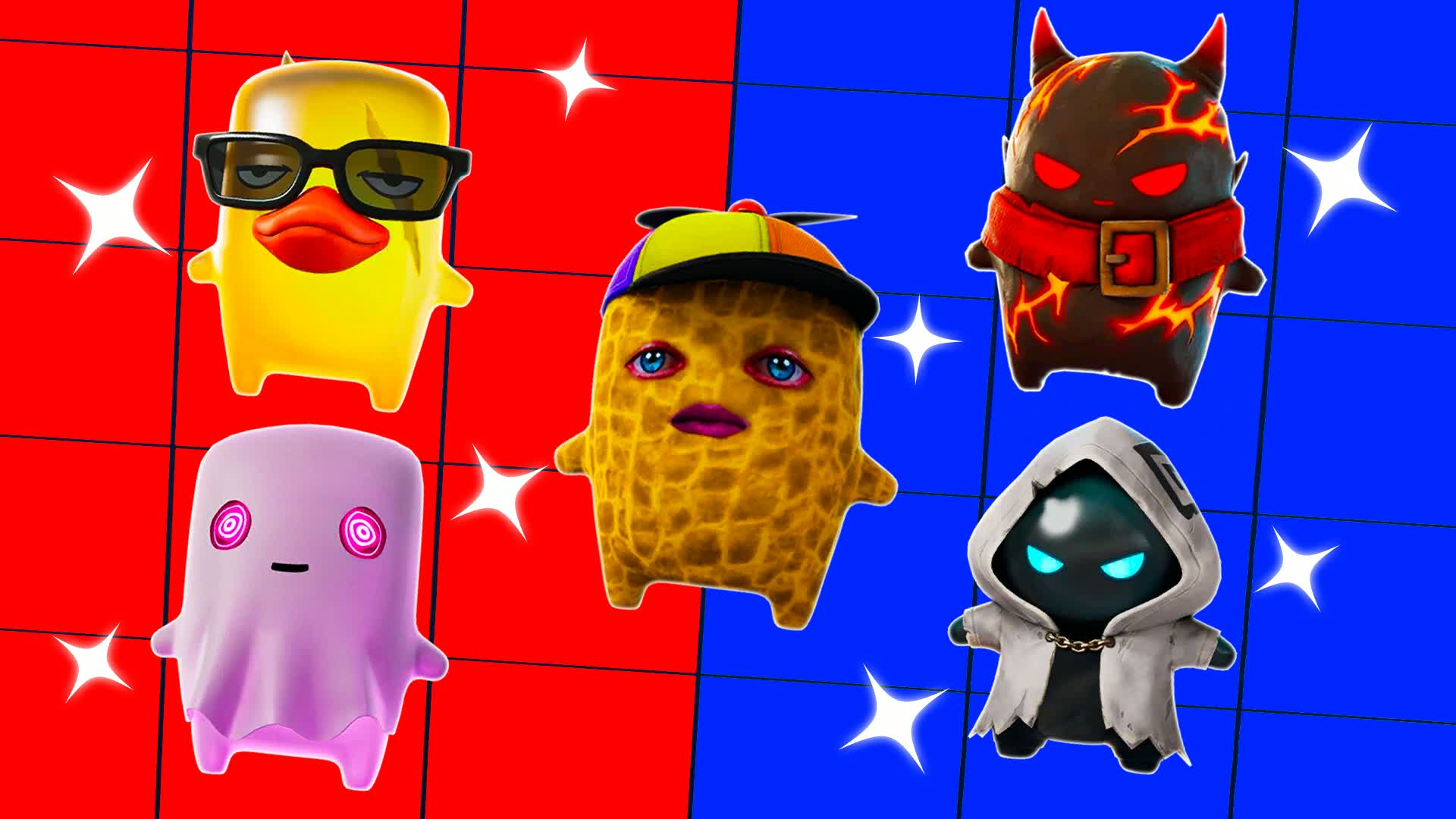 RVB RED VS BLUE BURNT PEANUT 67 V2 — Fortnite Creative map