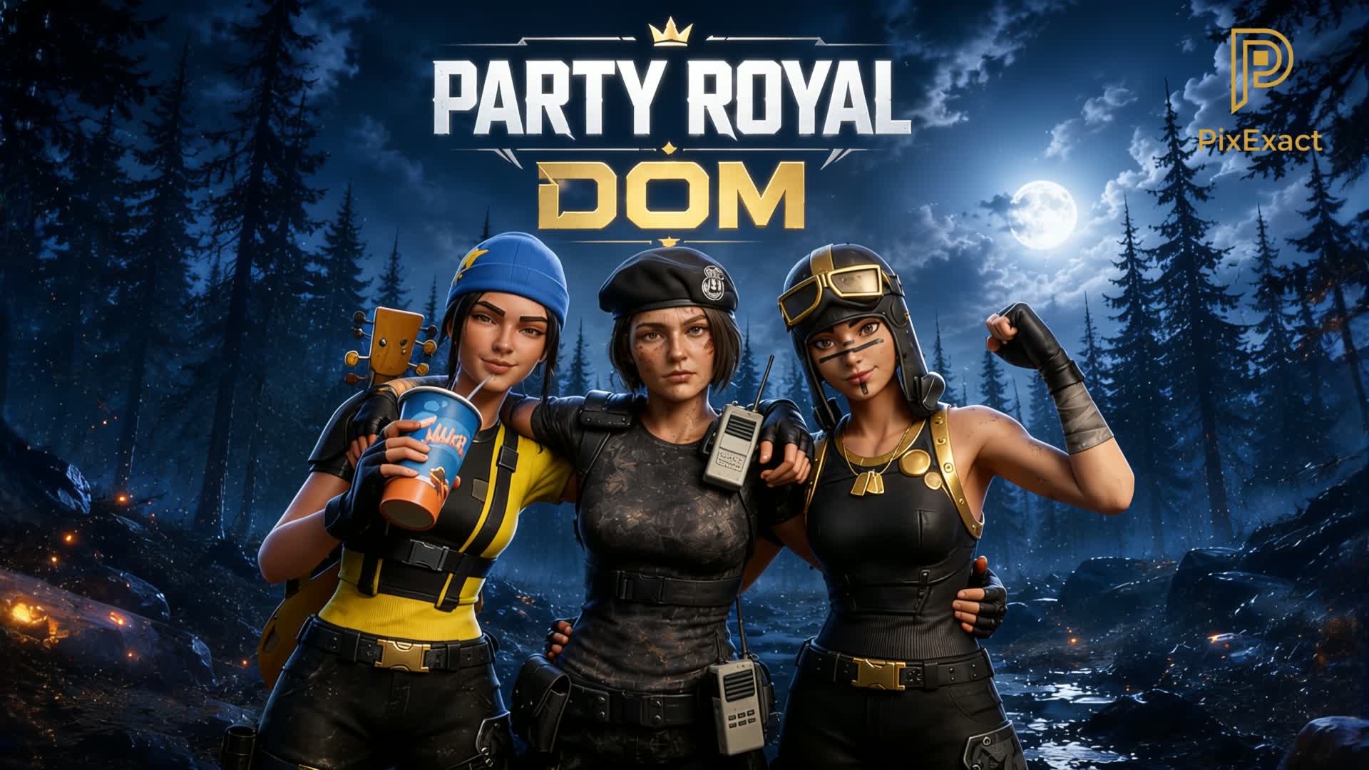 2.1 DOM PARTY ROYAL — Fortnite Creative map