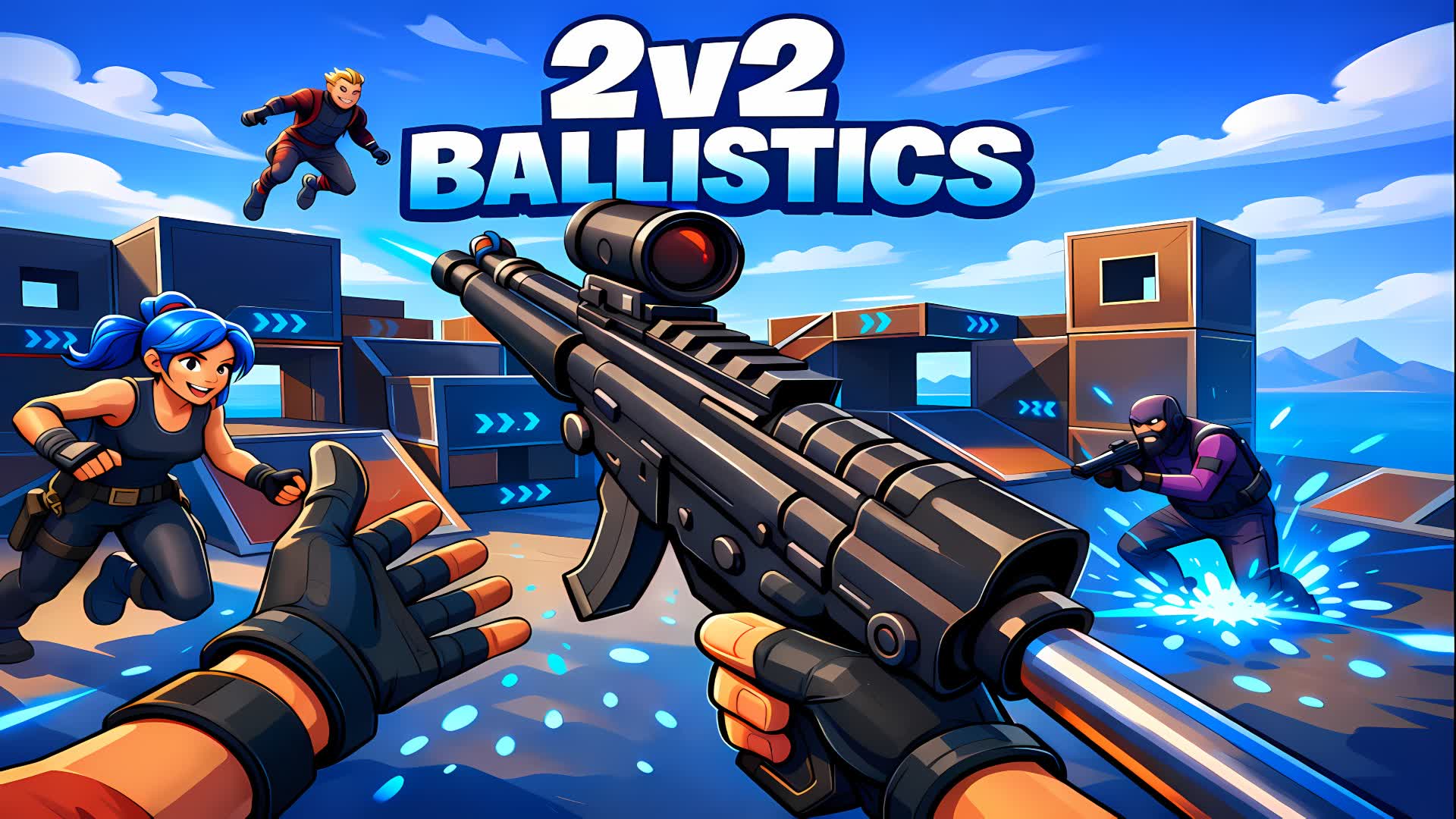 2v2 Ballistics — Fortnite Creative map