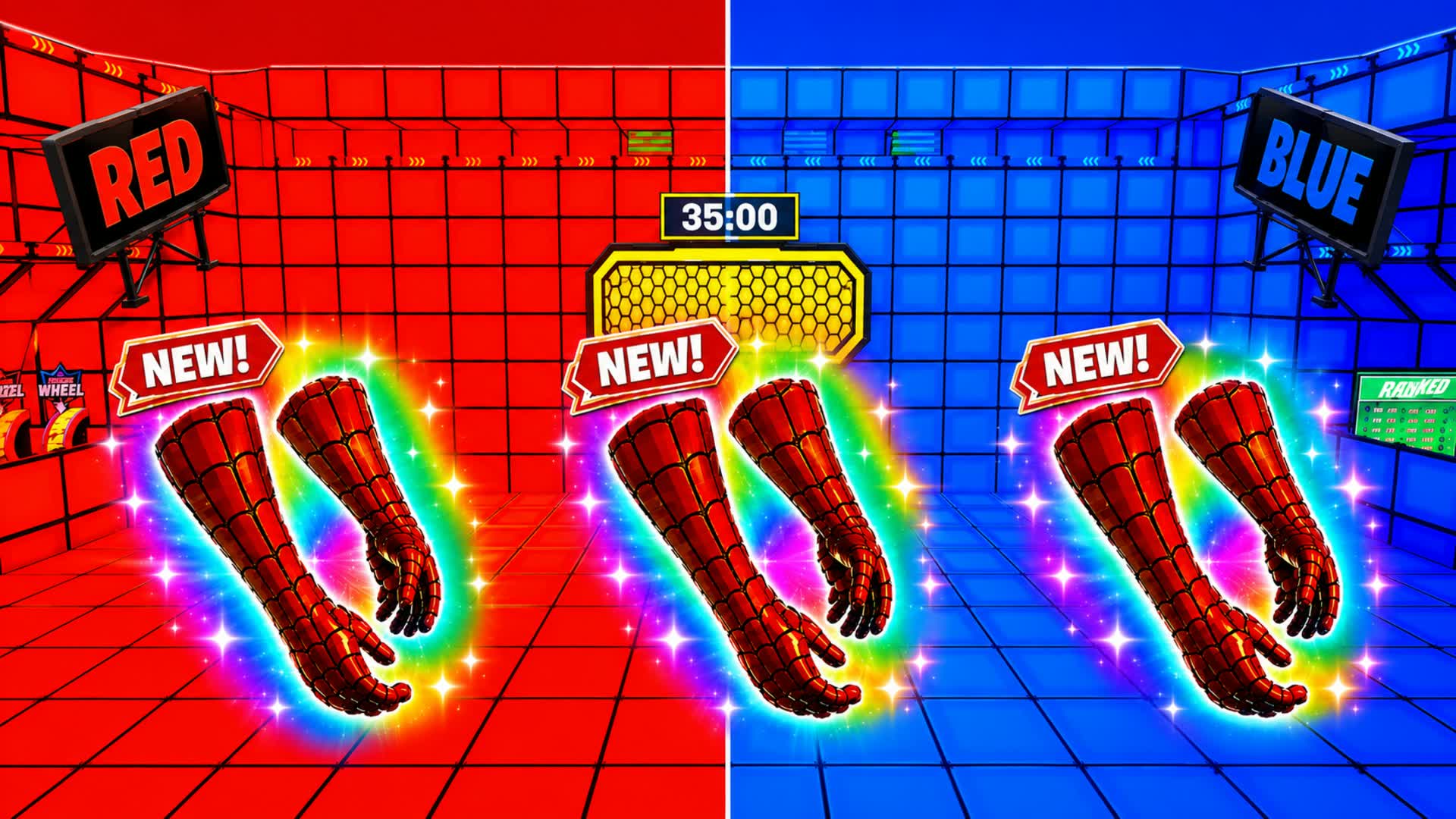BLUE VS RED RED CODE 🔵🔴 — Fortnite Creative map