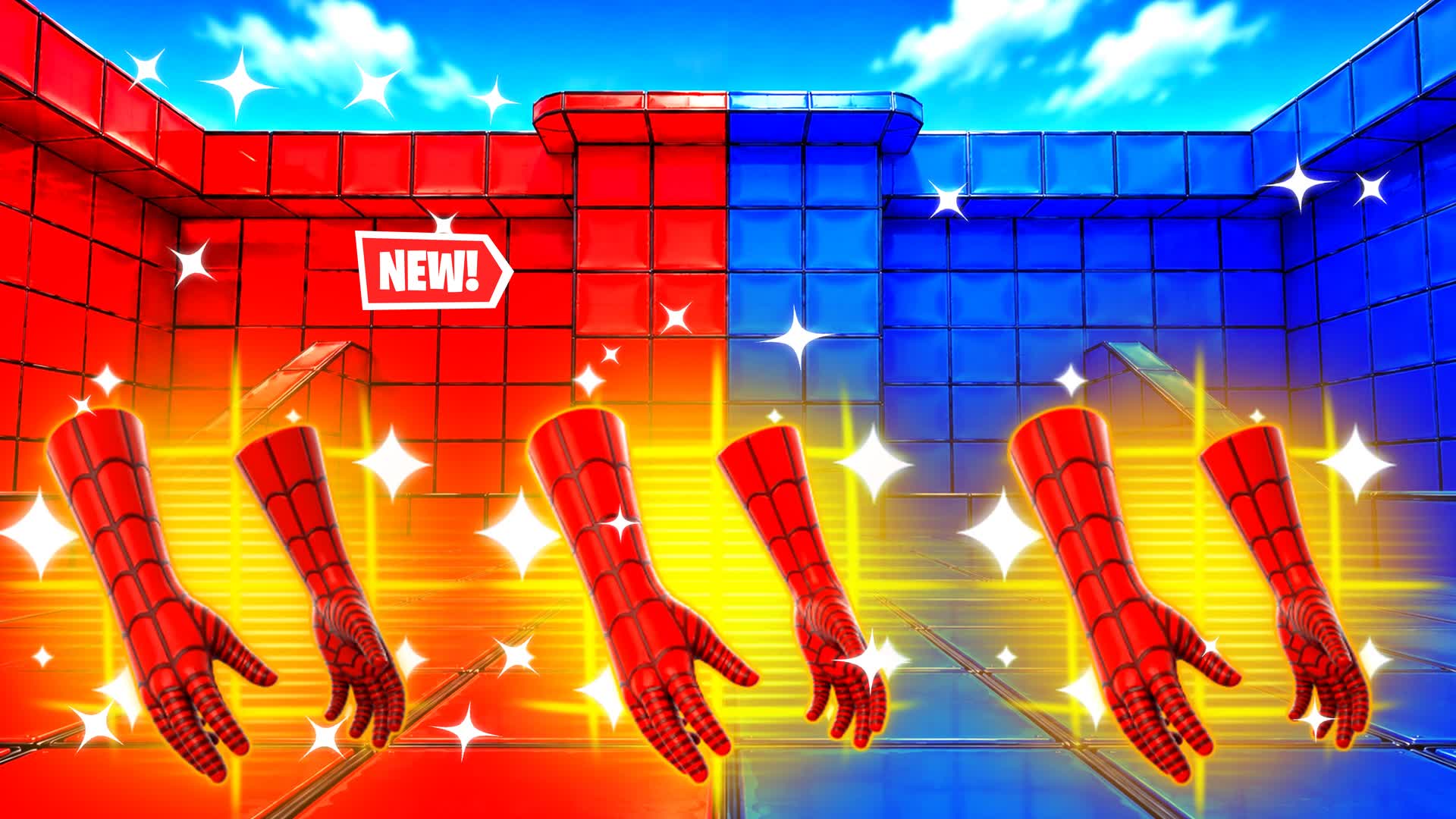 RED VS BLUE SPEEDOMETER 🔴🔵 — Fortnite Creative map