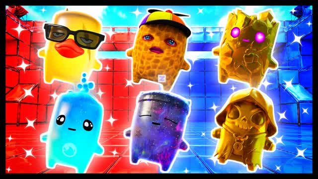 RED VS BLUE SHORT WINDOW 🔴🔵 — Fortnite Creative map cover art