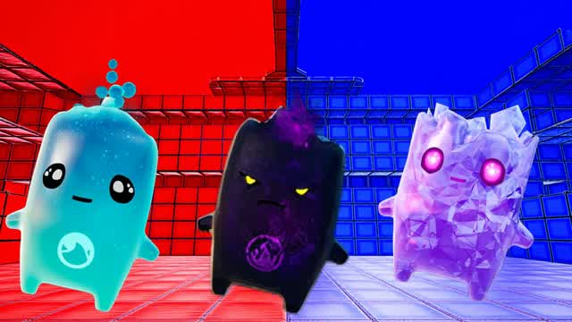 RED VS BLUE CUBE KEVIN CUBSQ2 — Fortnite Creative map cover art