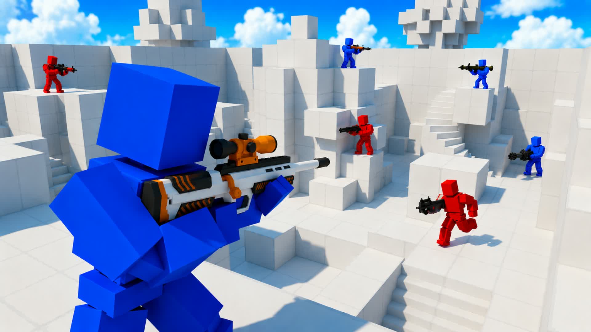 RIVALS RED VS BLUE 🔴🔵RVB — Fortnite Creative map