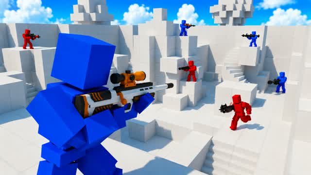 RIVALS RED VS BLUE 🔴🔵RVB — Fortnite Creative map