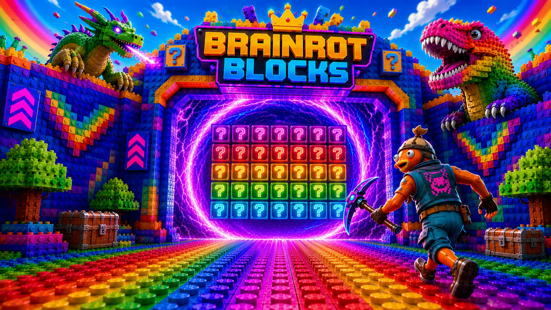⛏️ BRAINROT BLOCKS 💎 — Fortnite Creative map