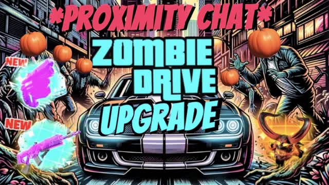 🧟‍♂️ Zombie Drive upgrade — Fortnite Creative map
