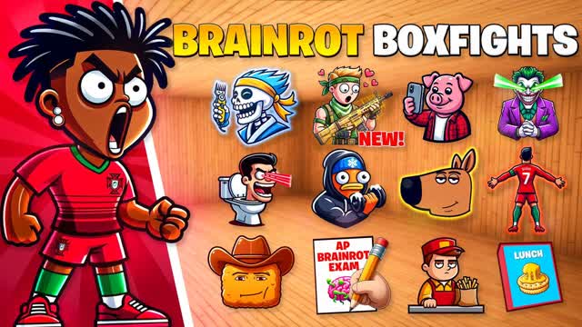 BRAINROT MEME BOX FIGHT 🧠 — Fortnite Creative map