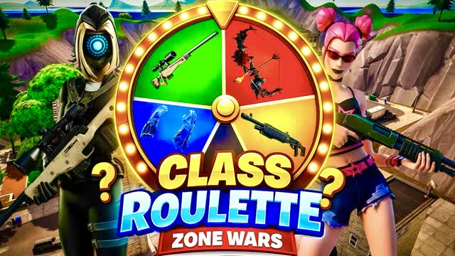 Class Roulette - Zone Wars — Fortnite Creative map cover art
