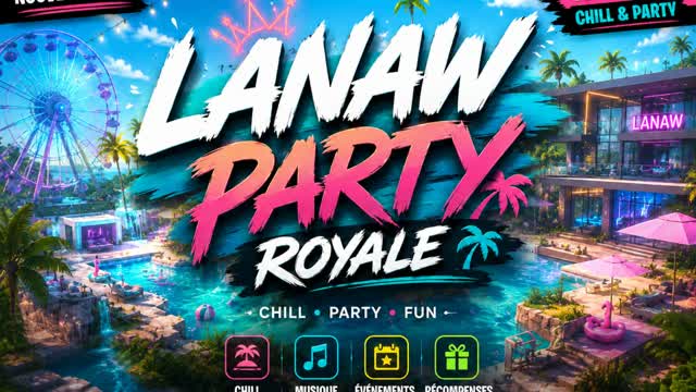 💙 Lanaw party royale 💙 — Fortnite Creative map cover art