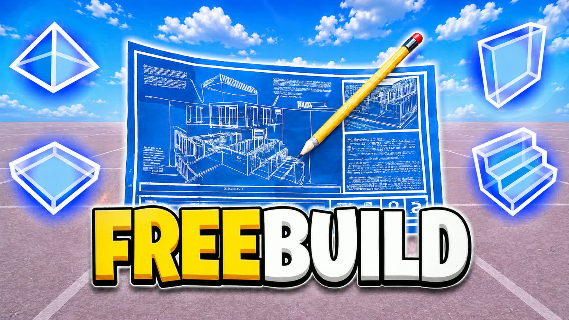 FREE BUILD 1V1 FFA — Fortnite Creative map